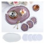 Oval Coaster Mold (5piecse)