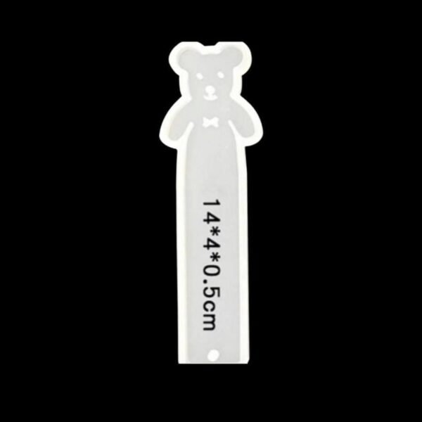 Silicone Bookmark Bear Mold 14*4*0.5cm