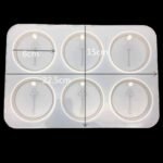 Circular Mold with 6 units - 6 Cavity Silicone Circle Mold