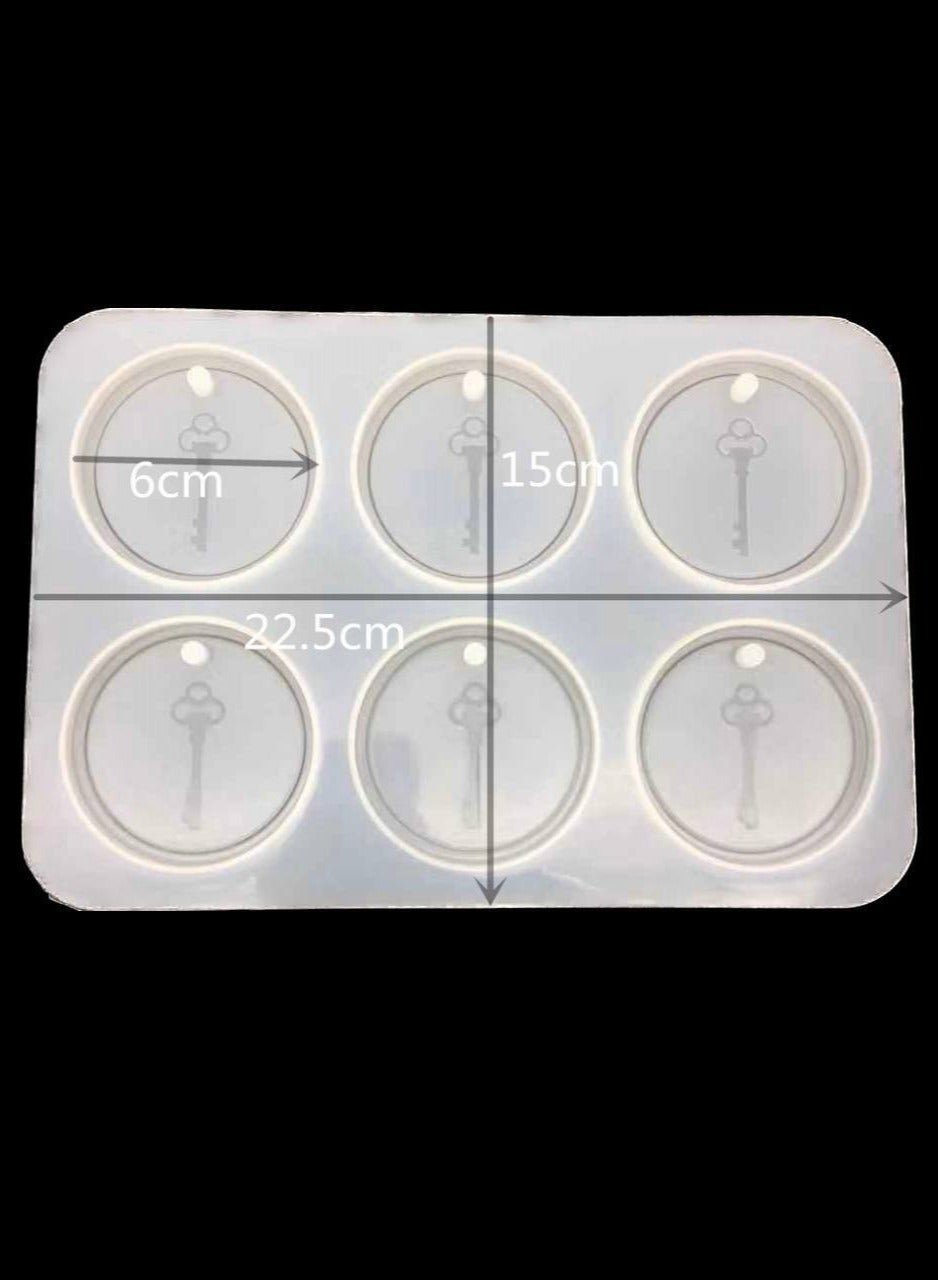 70792ed8-f205-4876-8730-8703a0f64b91.jpg Circular Mold with 6 units - 6 Cavity Silicone Circle Mold - الصورة 1