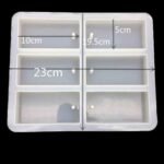 Silicone square mold (6squares)