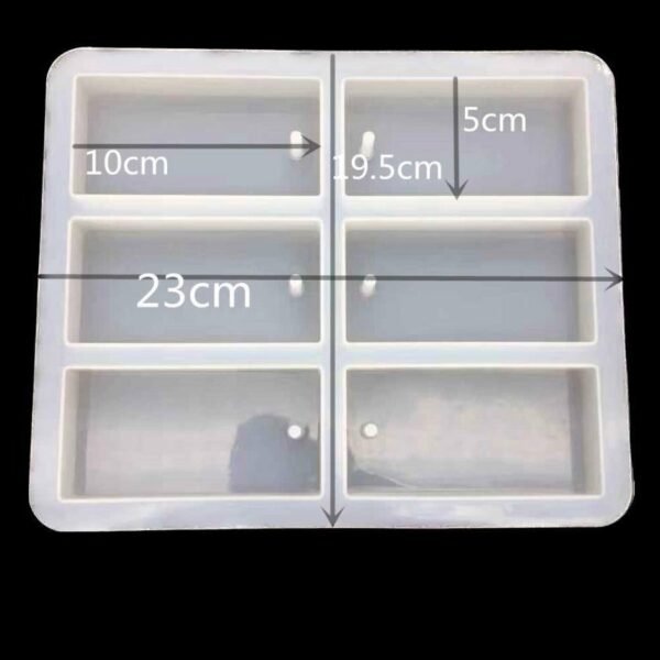 Silicone square mold (6squares)