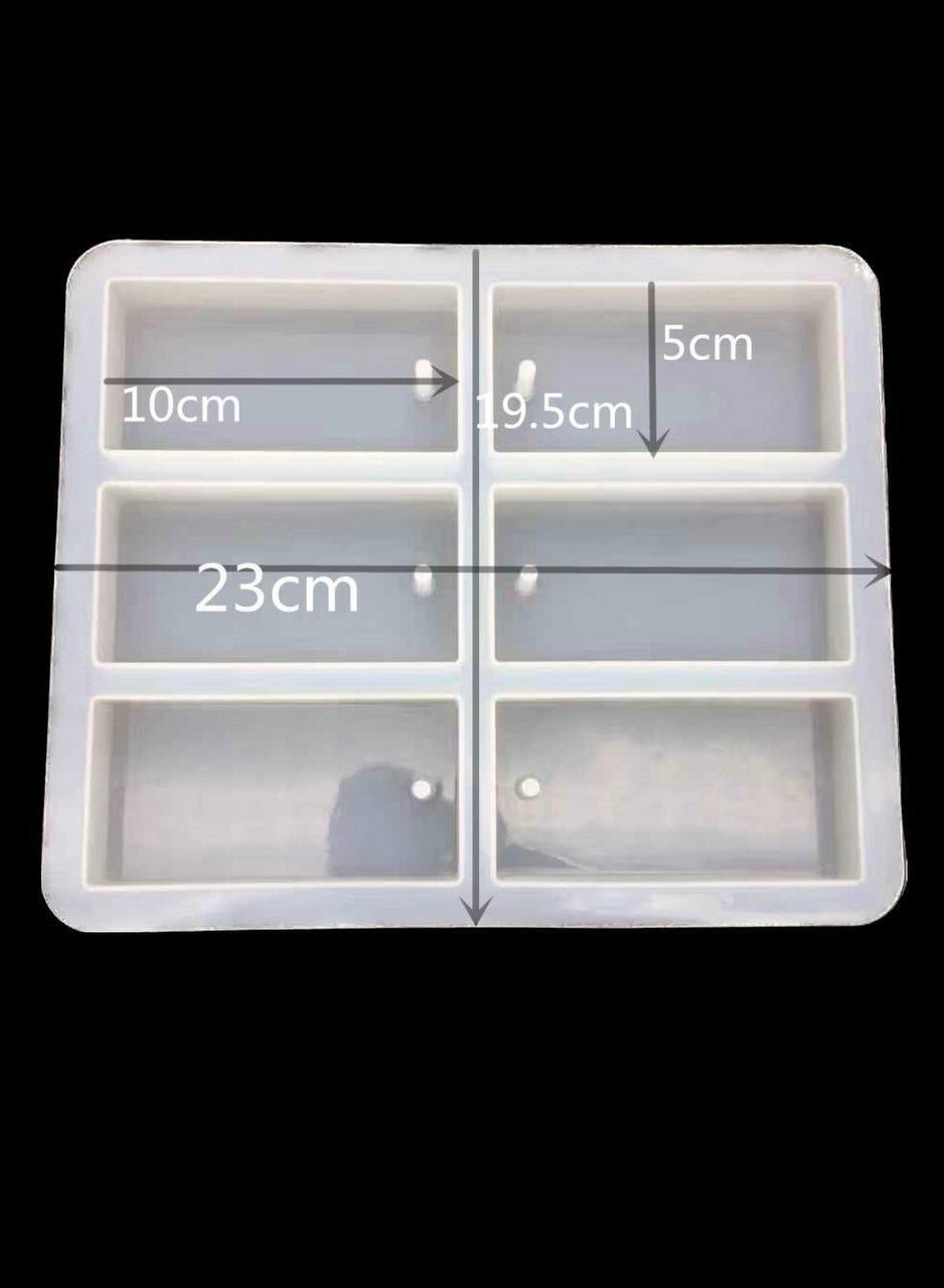 a8733085-2dda-4b0d-9dde-38557997f73c.jpg Silicone square mold (6squares) - الصورة 1