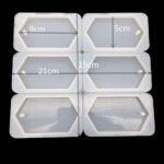 Diamond-Shaped Mold, 6 units - Lozenges-shaped silicone mold, 6