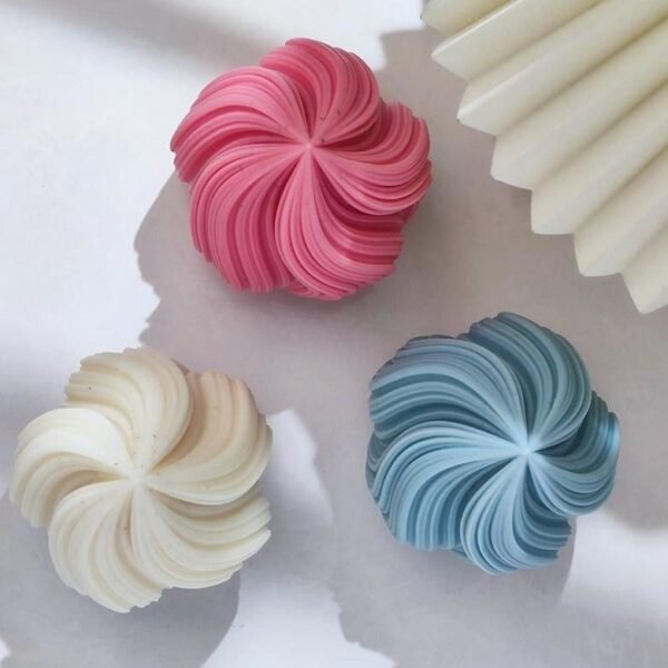 Rotating Water Drop Candle Silicon Mold