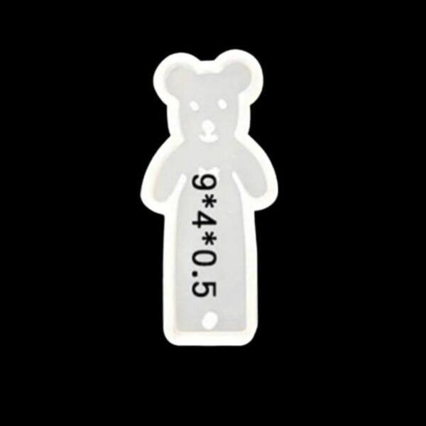Silicone Bookmark Bear Mold 9*4*0.5cm