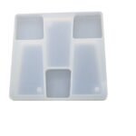 Medal 3 Pieces#222 - Trapezoid Shape silicone mold with 3 units
