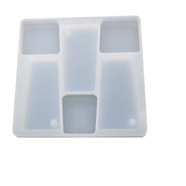 Medal 3 Pieces#222 - Trapezoid Shape silicone mold with 3 units