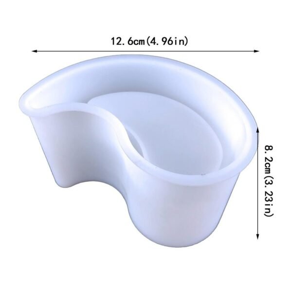 Yin Yang Flower Pot Silicon Mold